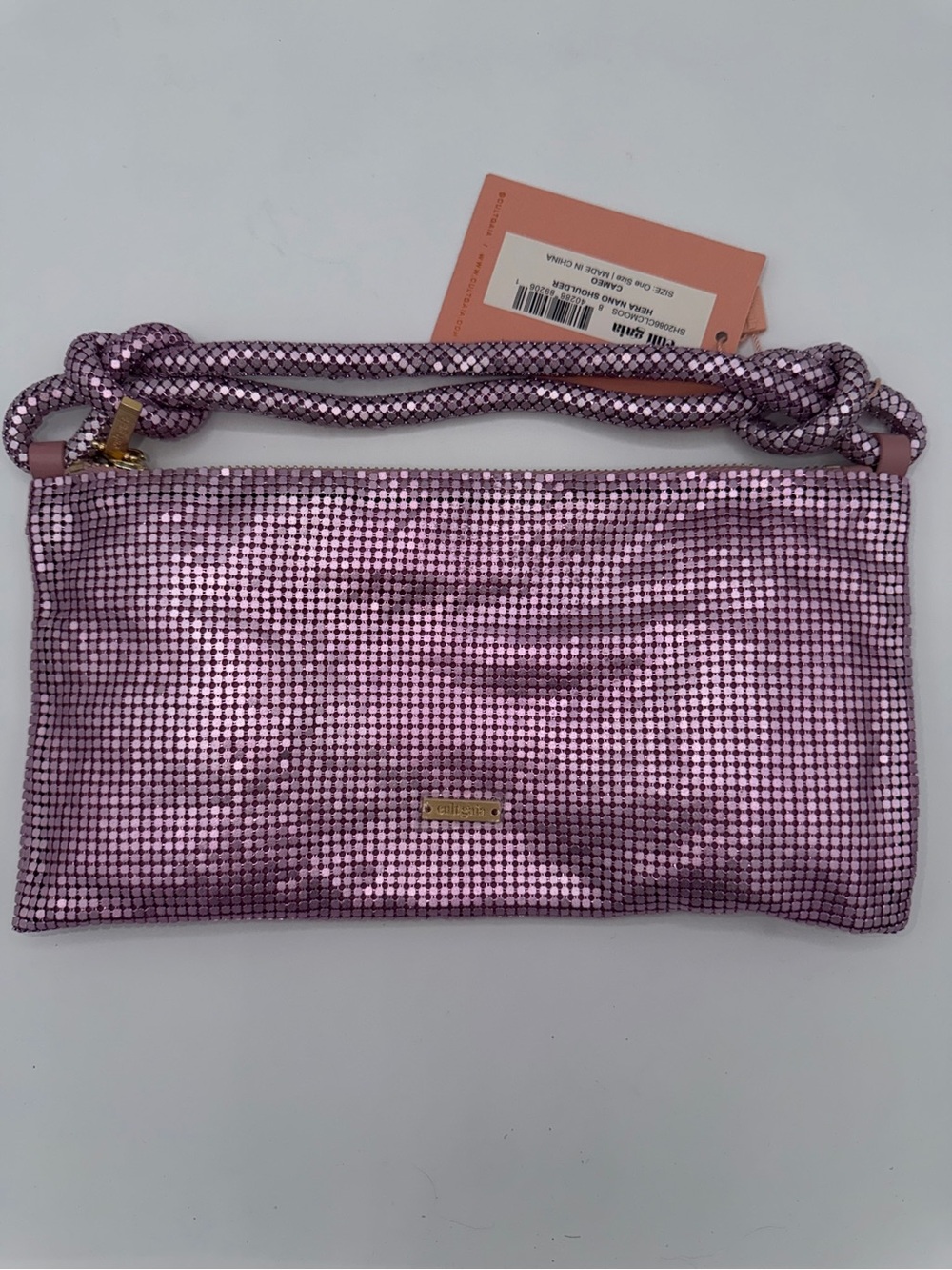 Cult Gaia Hera Nano Shoulder Bag Pink